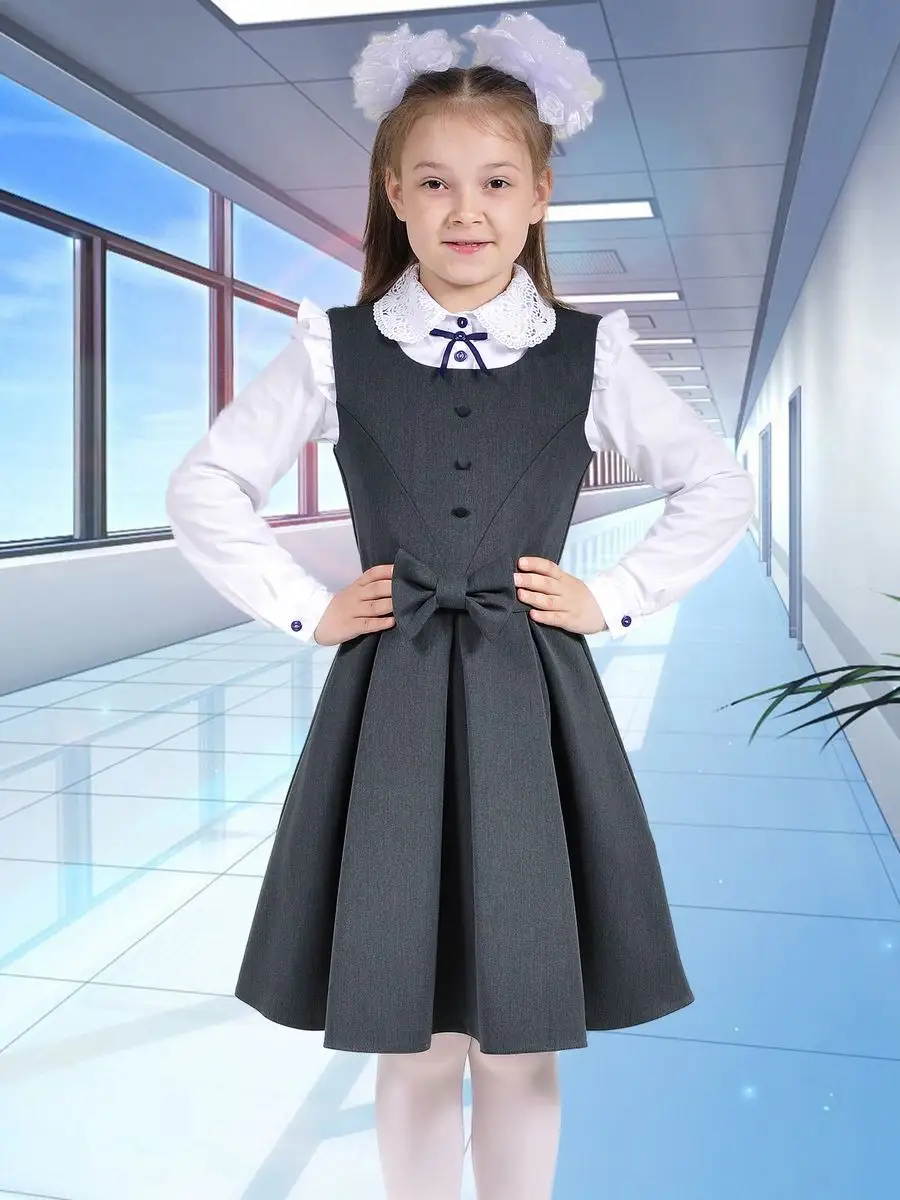 сарафан платье школьный для девочки — изображение 2