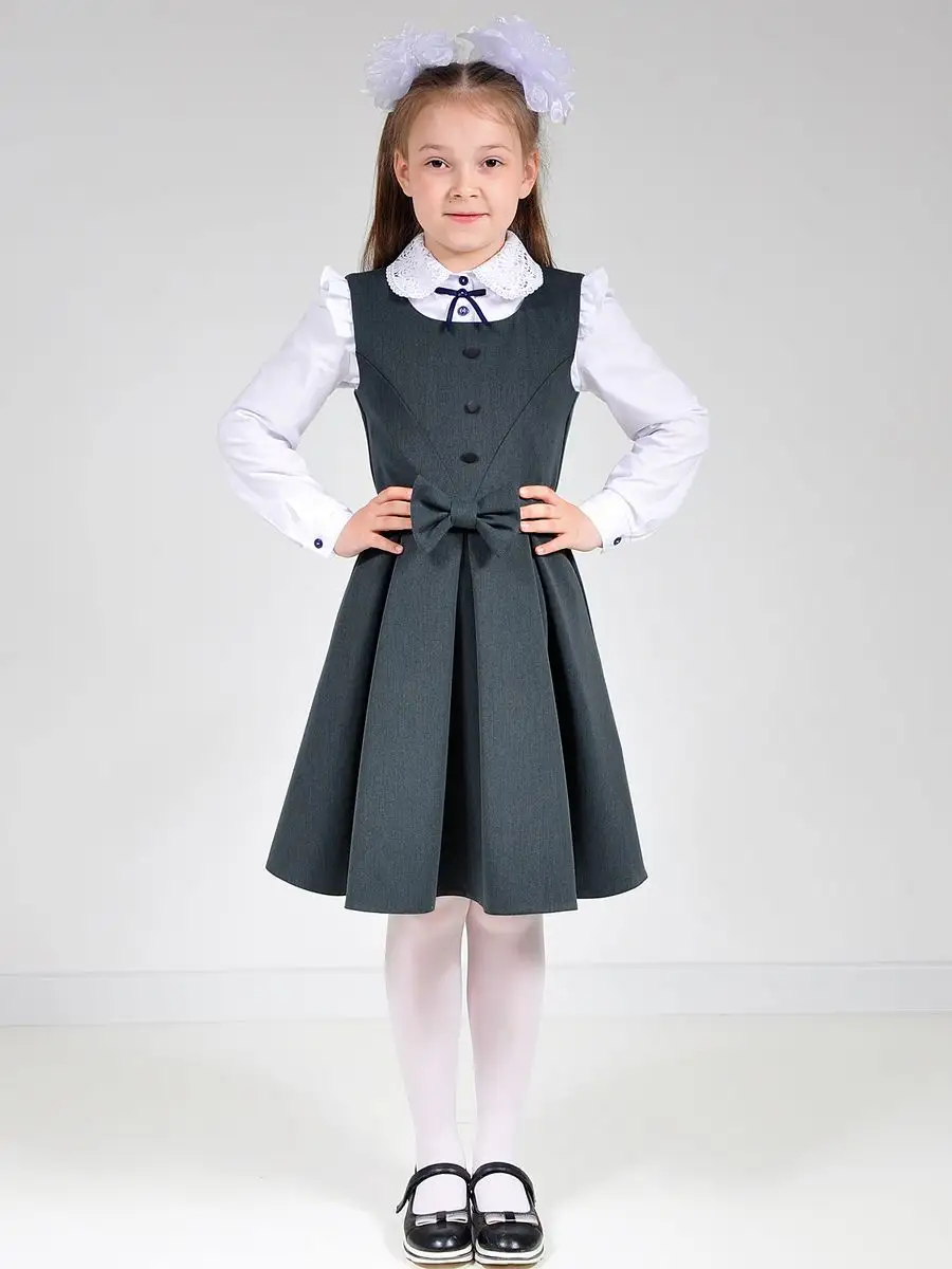 сарафан платье школьный для девочки — изображение 7