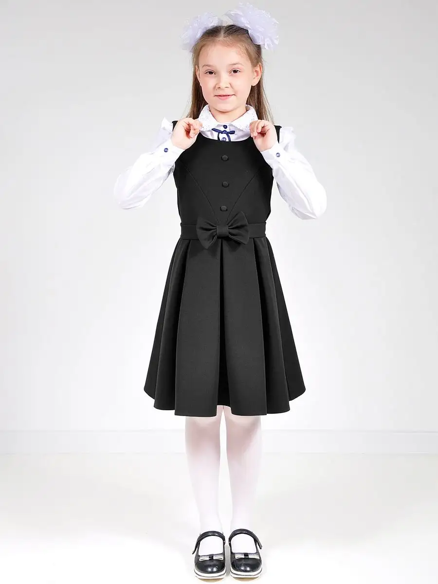 сарафан платье школьный для девочки — изображение 11