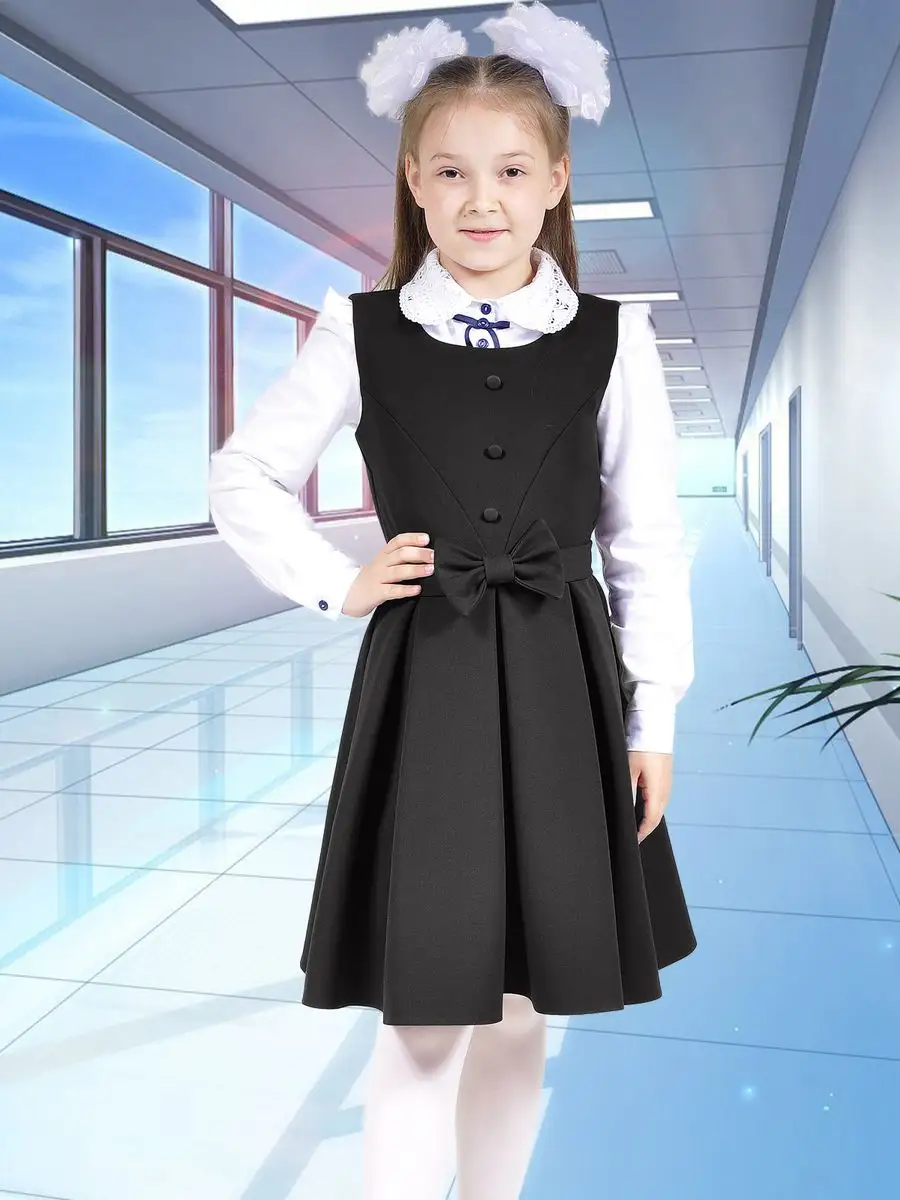 сарафан платье школьный для девочки — изображение 2