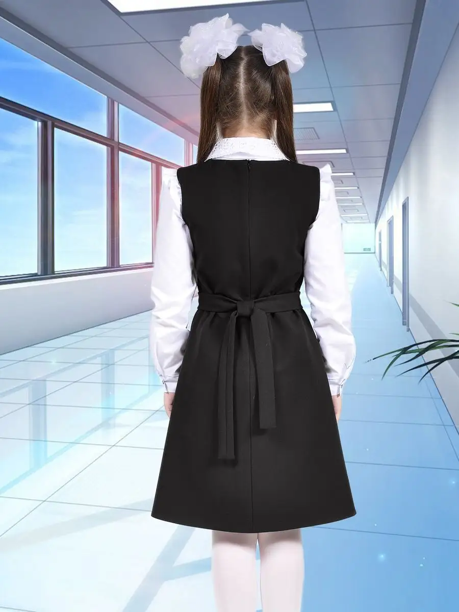 сарафан платье школьный для девочки — изображение 5