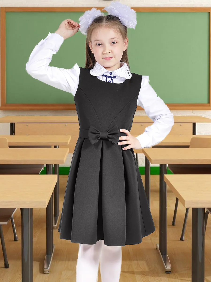 сарафан платье школьный для девочки — изображение 10