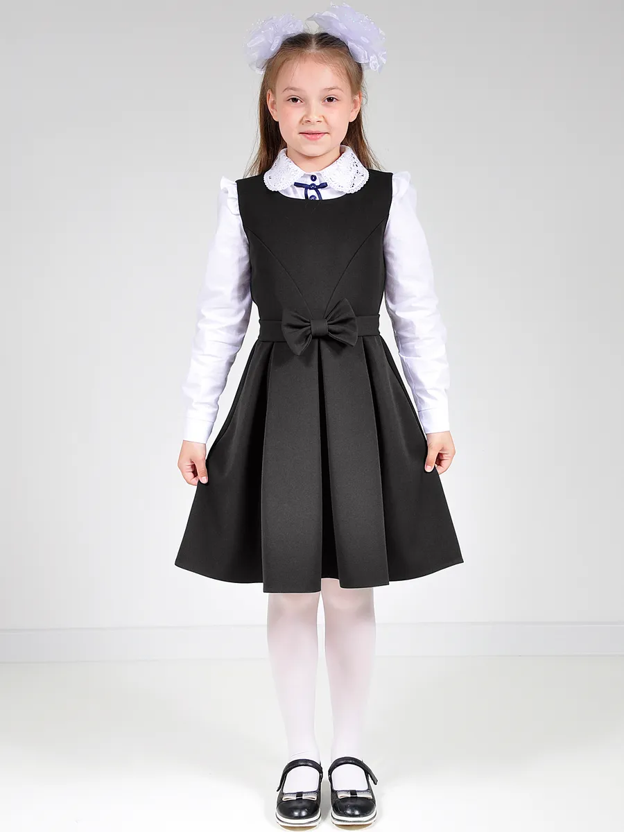 сарафан платье школьный для девочки — изображение 11
