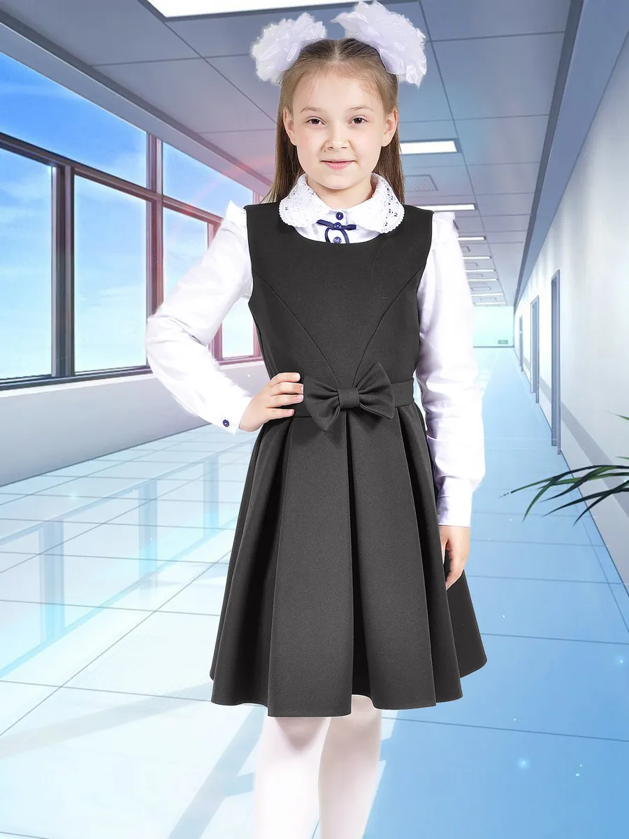сарафан платье школьный для девочки — изображение 3