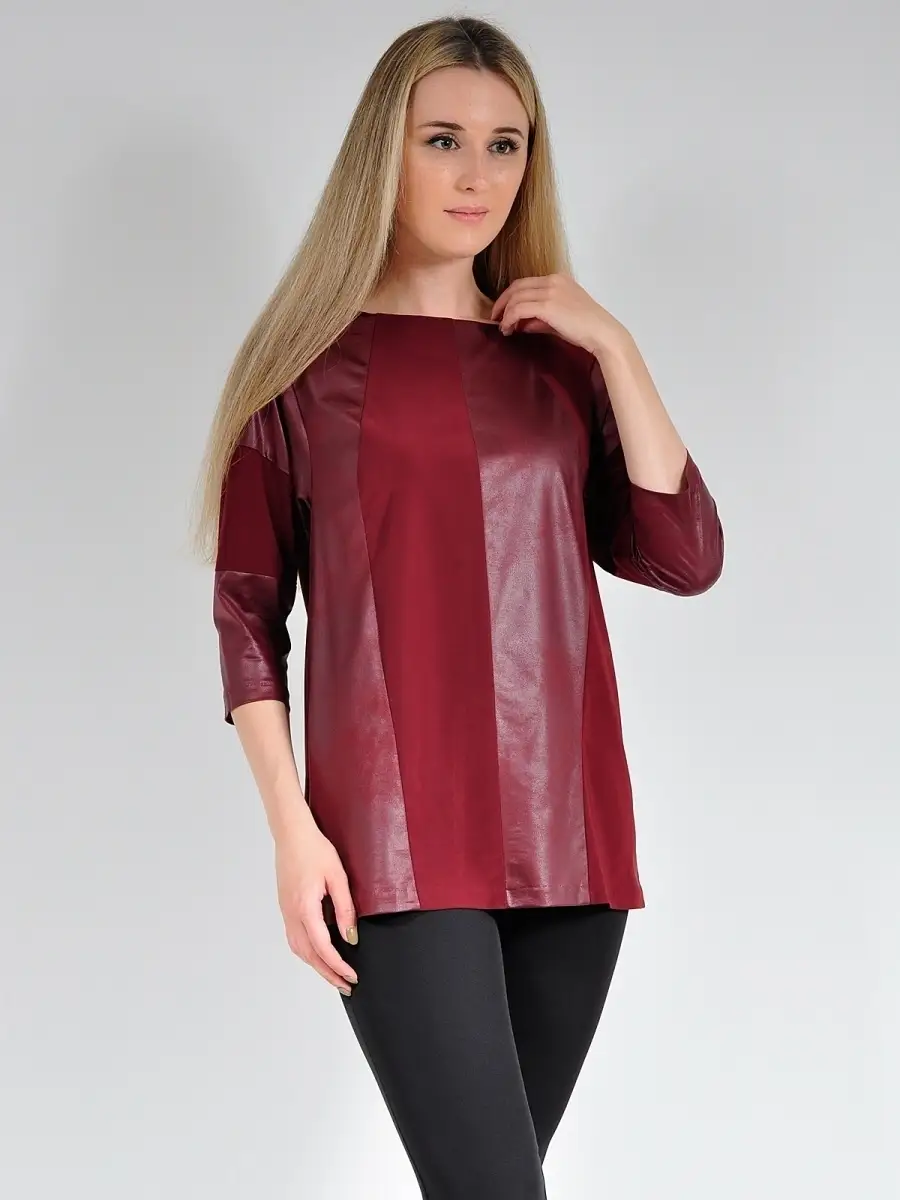 Туника из ткани под кожу нарядная модная