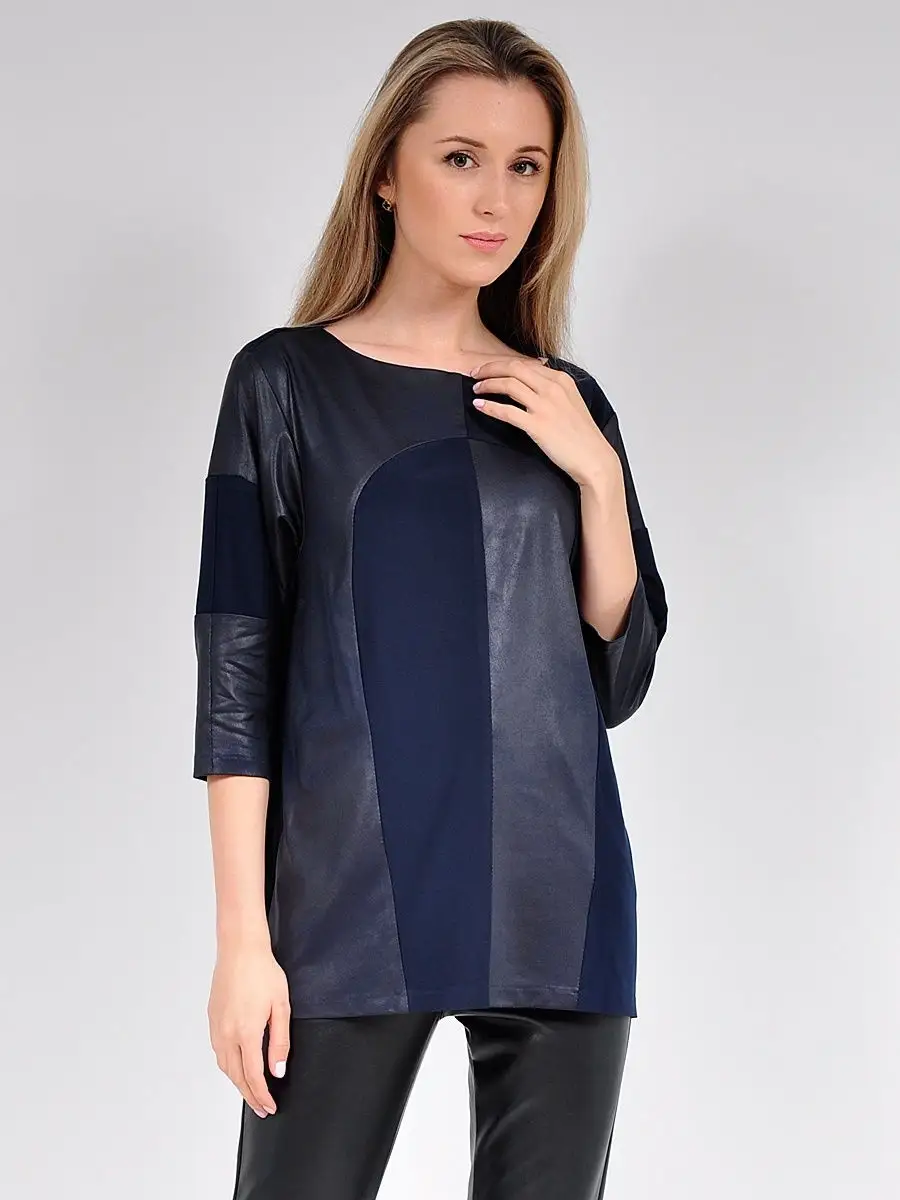 Туника из ткани под кожу нарядная модная