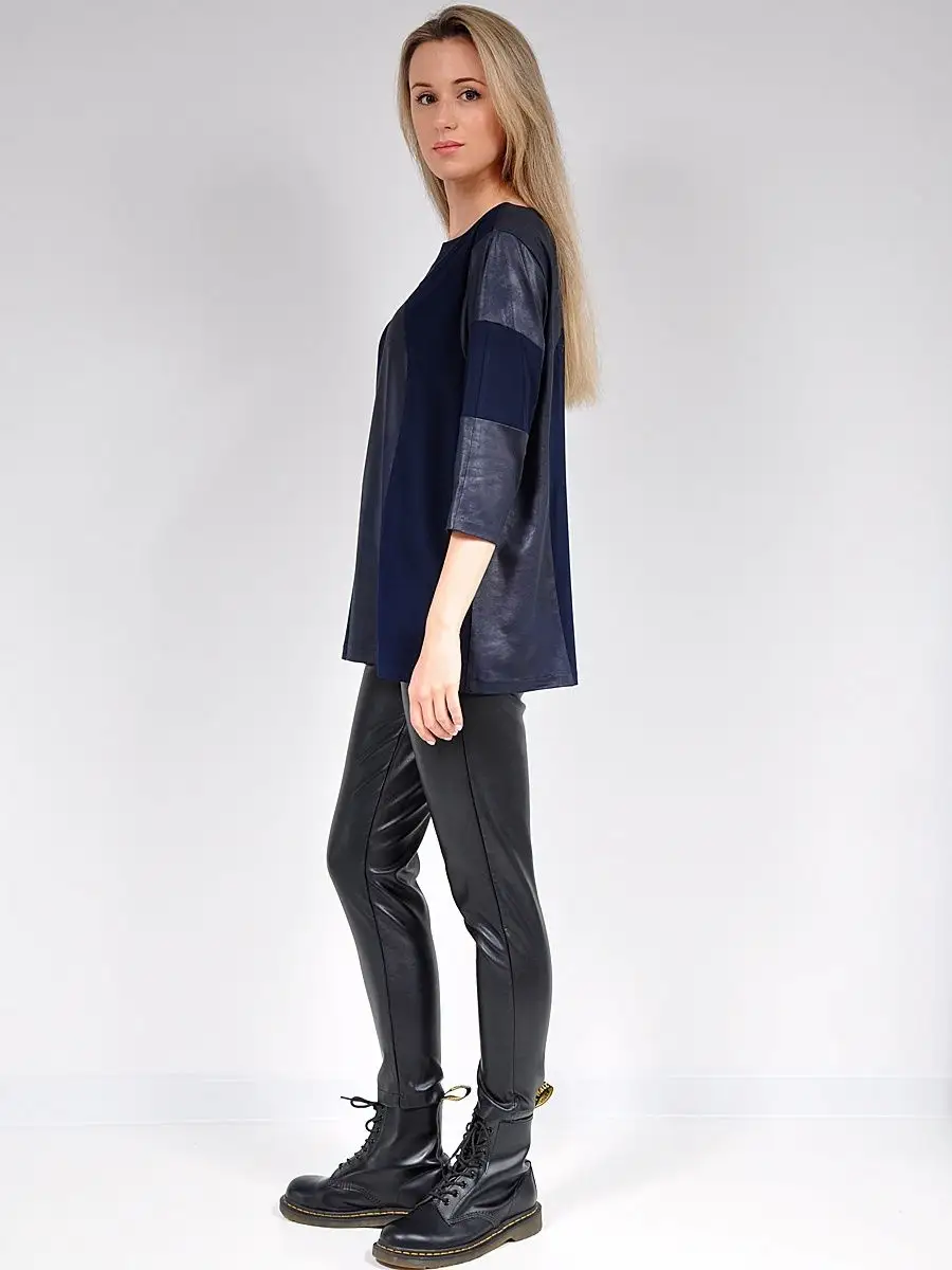 Туника из ткани под кожу нарядная модная — изображение 4