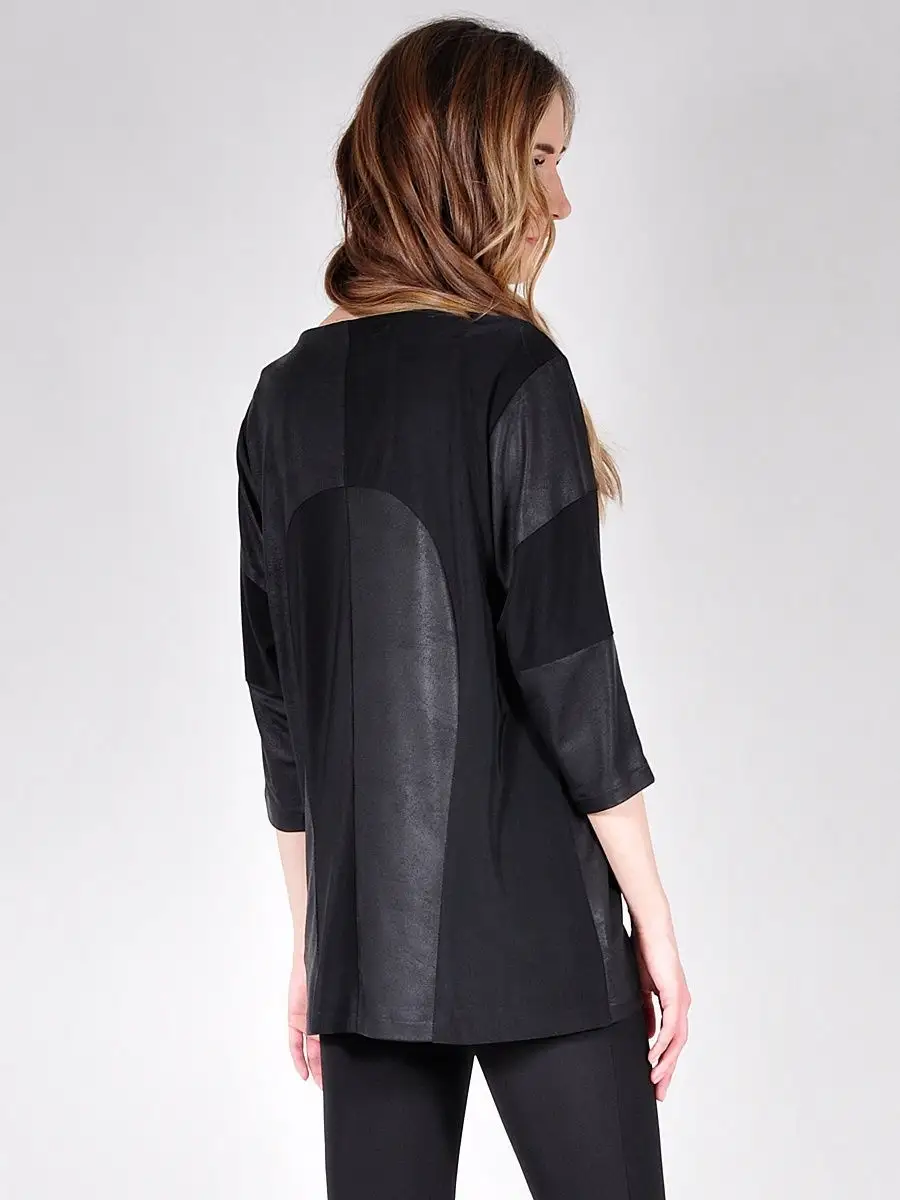 Туника из ткани под кожу нарядная модная — изображение 4