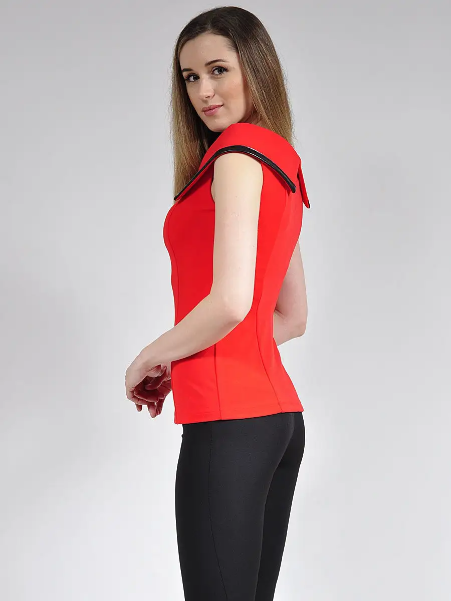 Блузка офисная нарядная модная — изображение 3