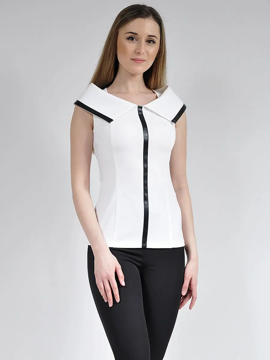 Блузка офисная нарядная модная — изображение 2