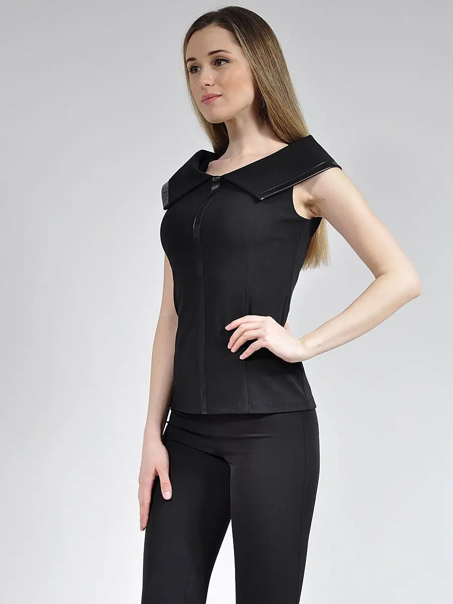 Блузка офисная нарядная модная — изображение 3