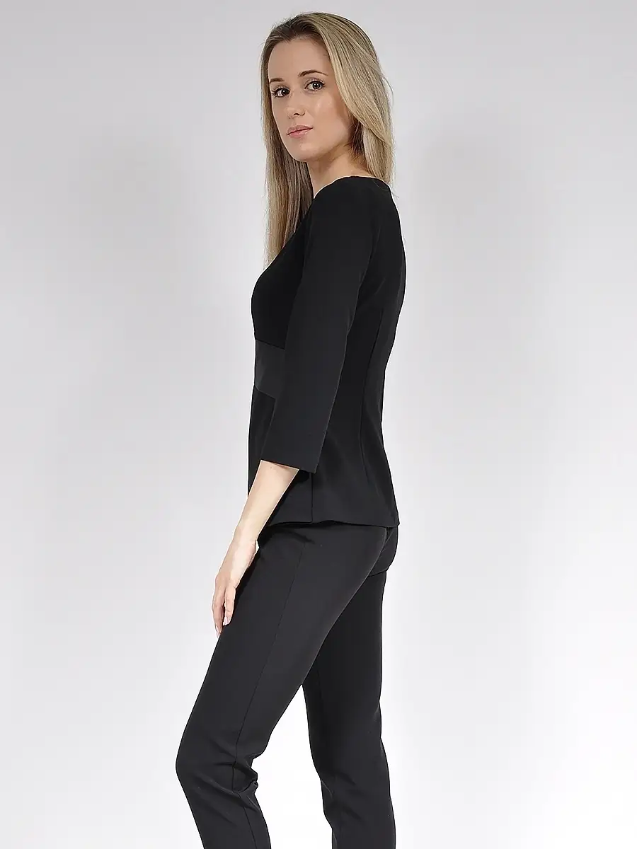 Блузка вечерняя, офисная, под кожу — изображение 5