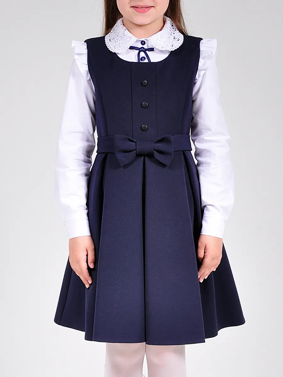 Сарафан школьный для девочки платье — изображение 10