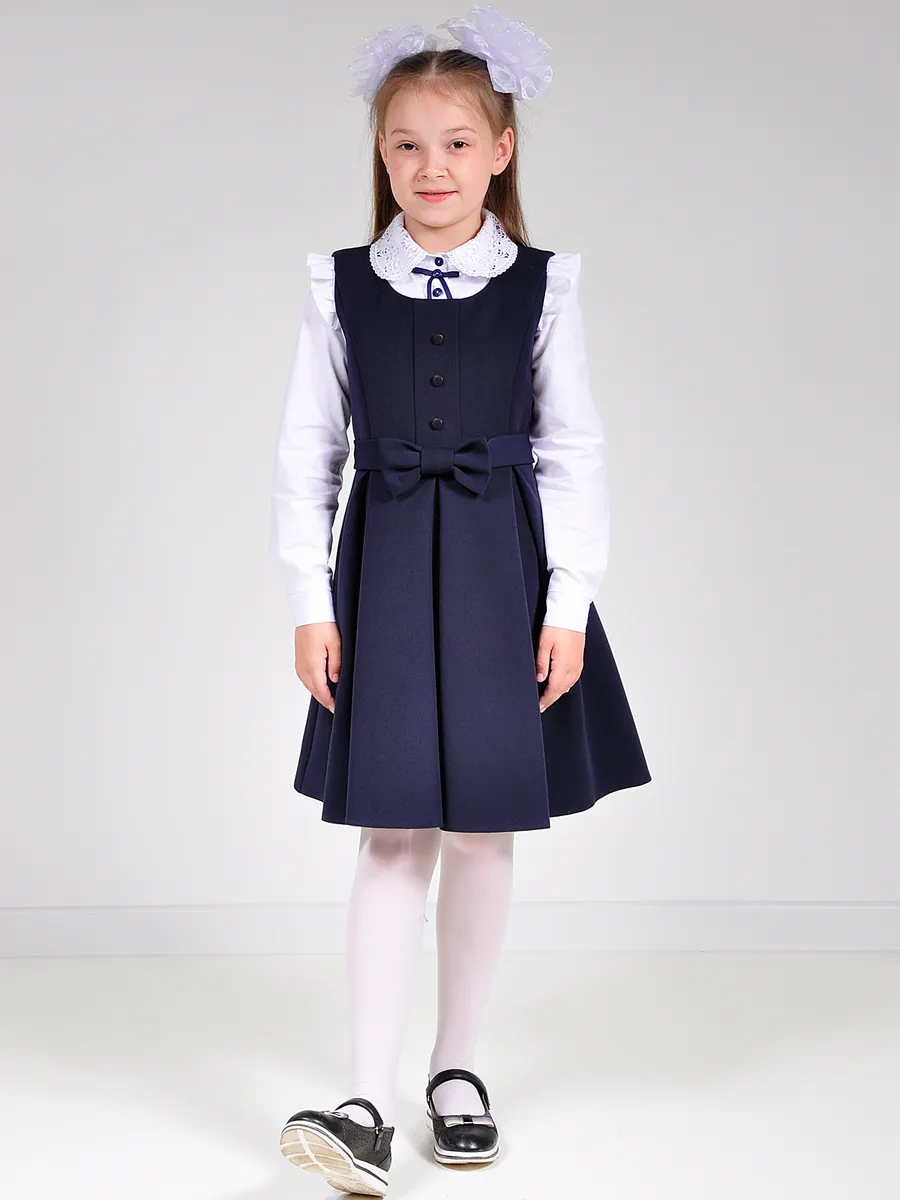 Сарафан школьный для девочки платье — изображение 6