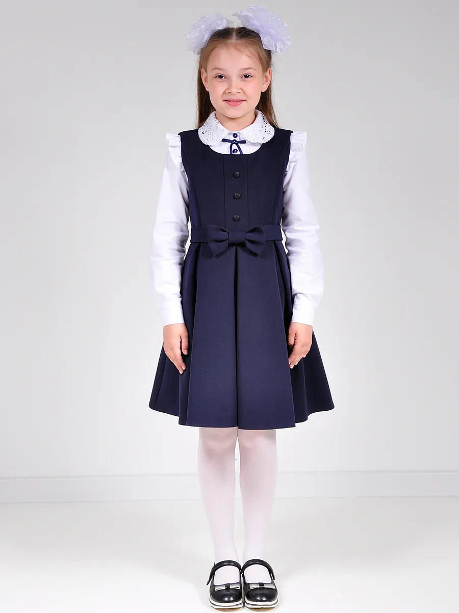 Сарафан школьный для девочки платье — изображение 8