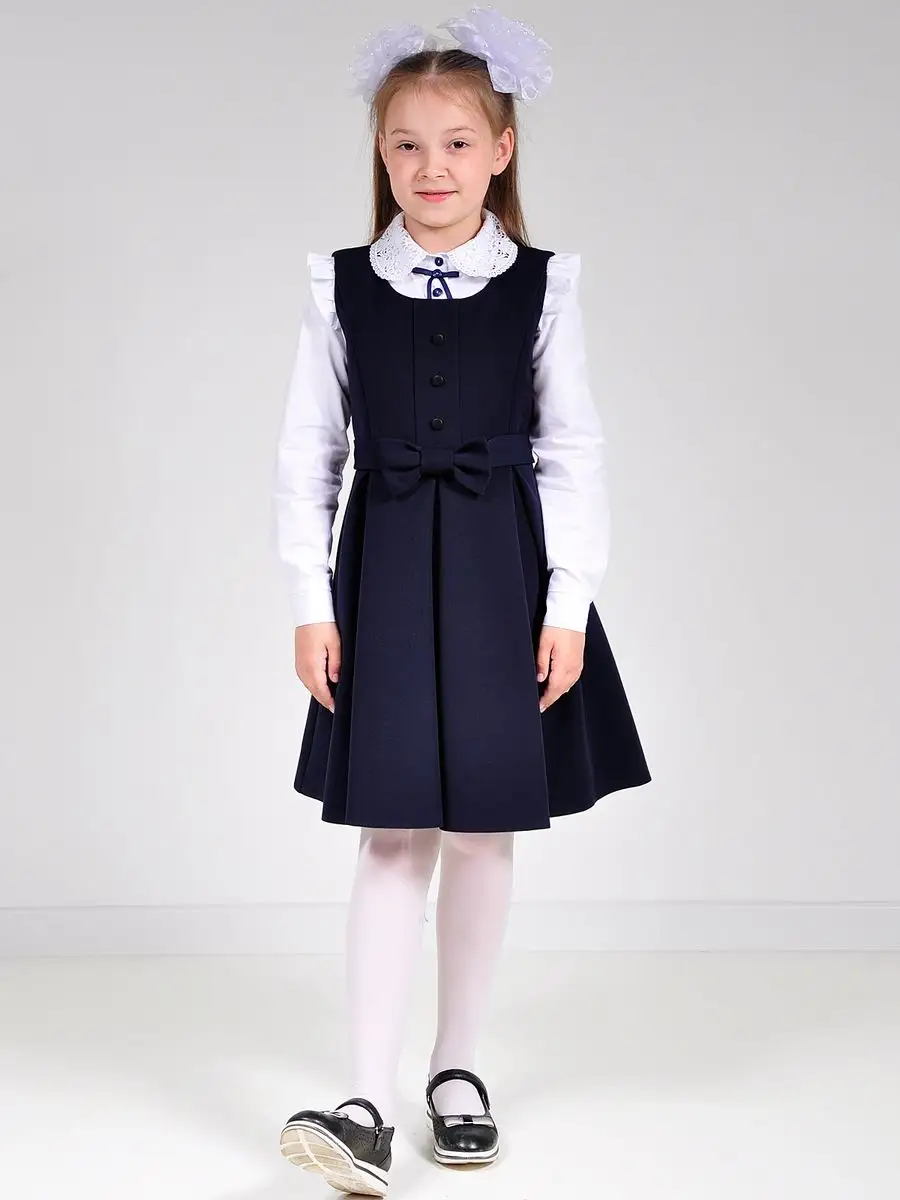 Сарафан школьный для девочки платье — изображение 5