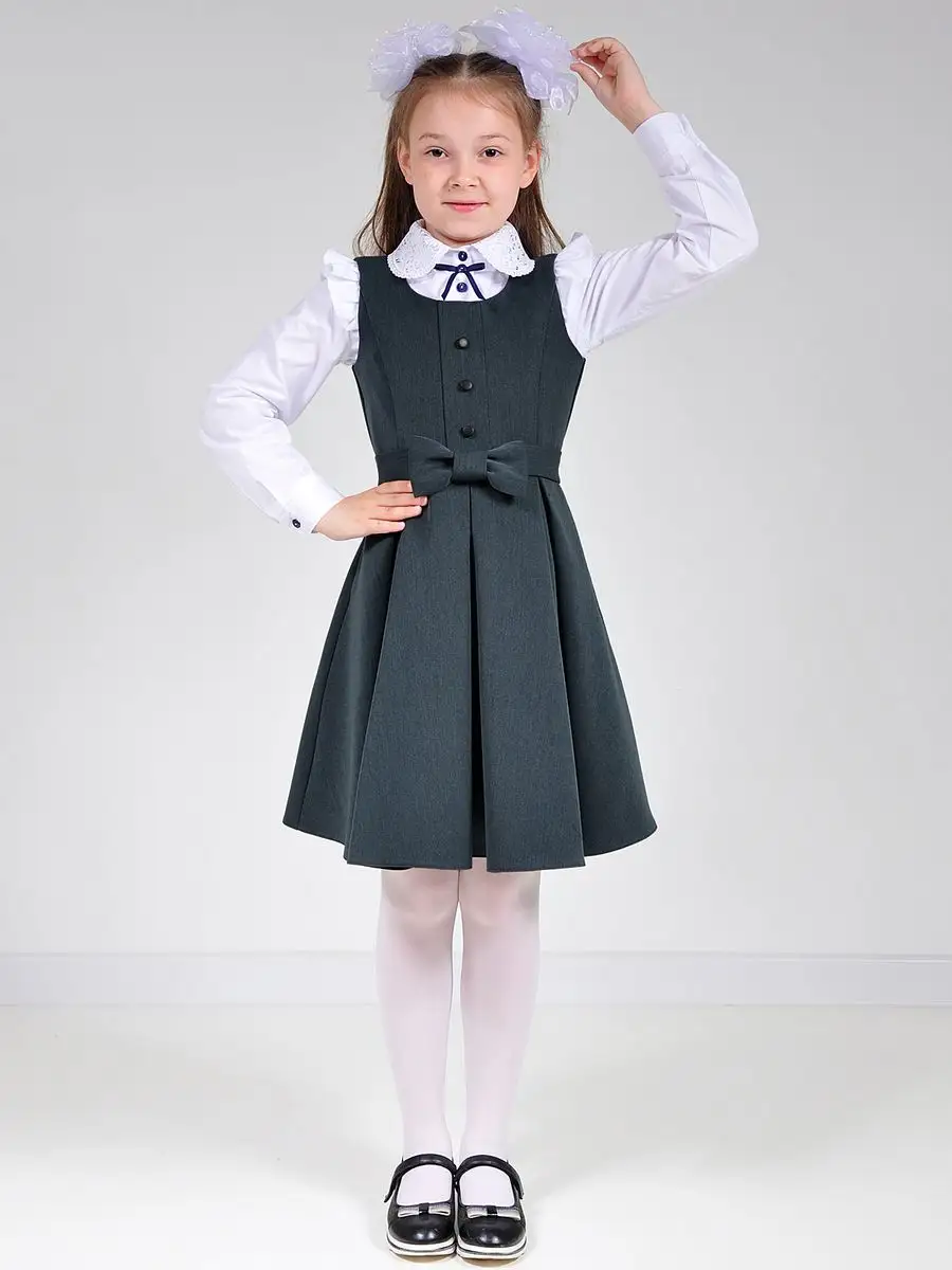 Сарафан школьный для девочки платье — изображение 15