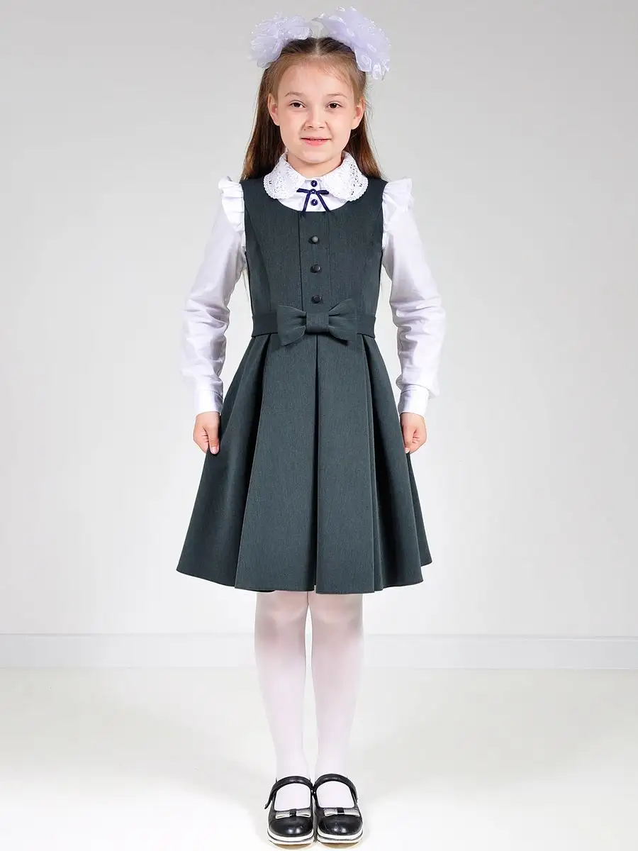 Сарафан школьный для девочки платье — изображение 16