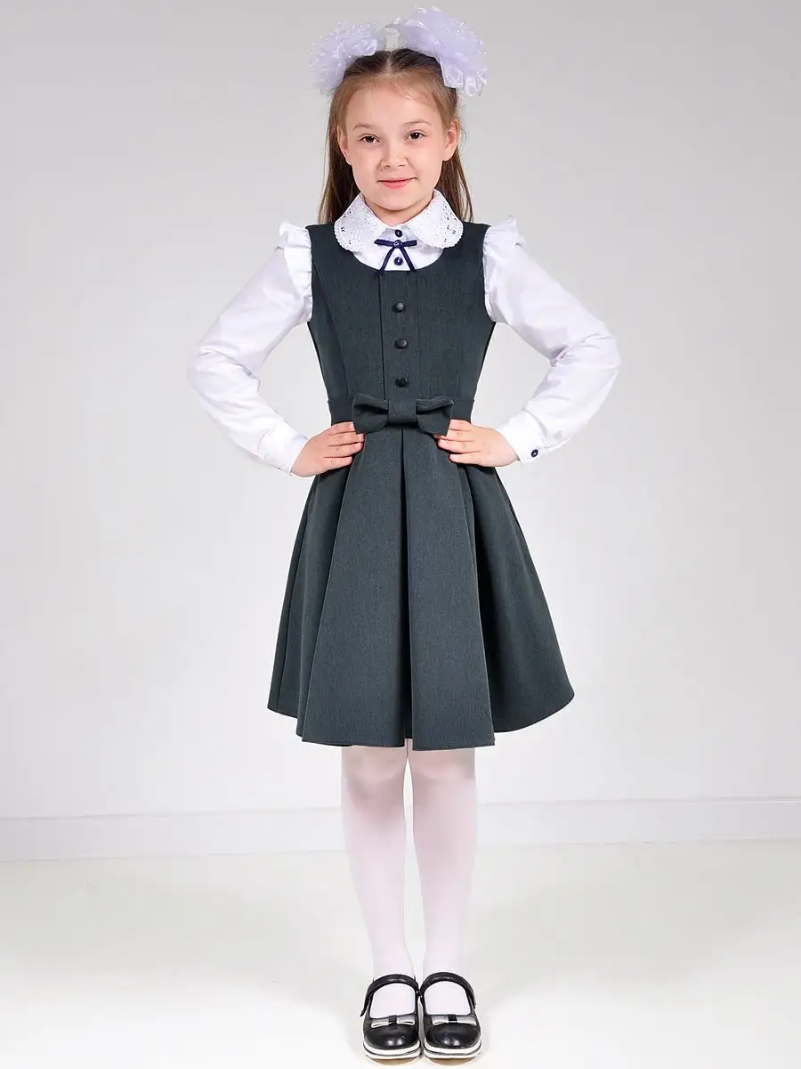 Сарафан школьный для девочки платье — изображение 7
