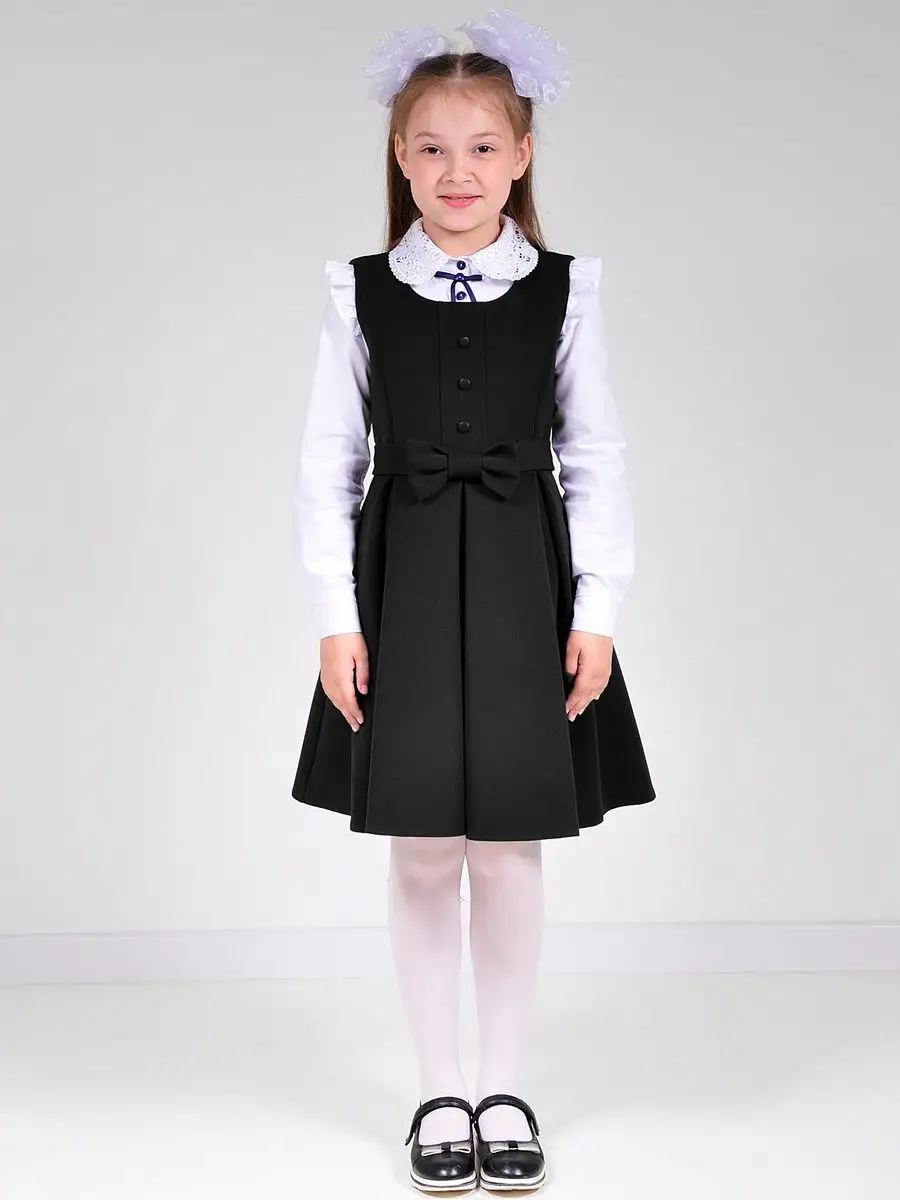 Сарафан школьный для девочки платье — изображение 11