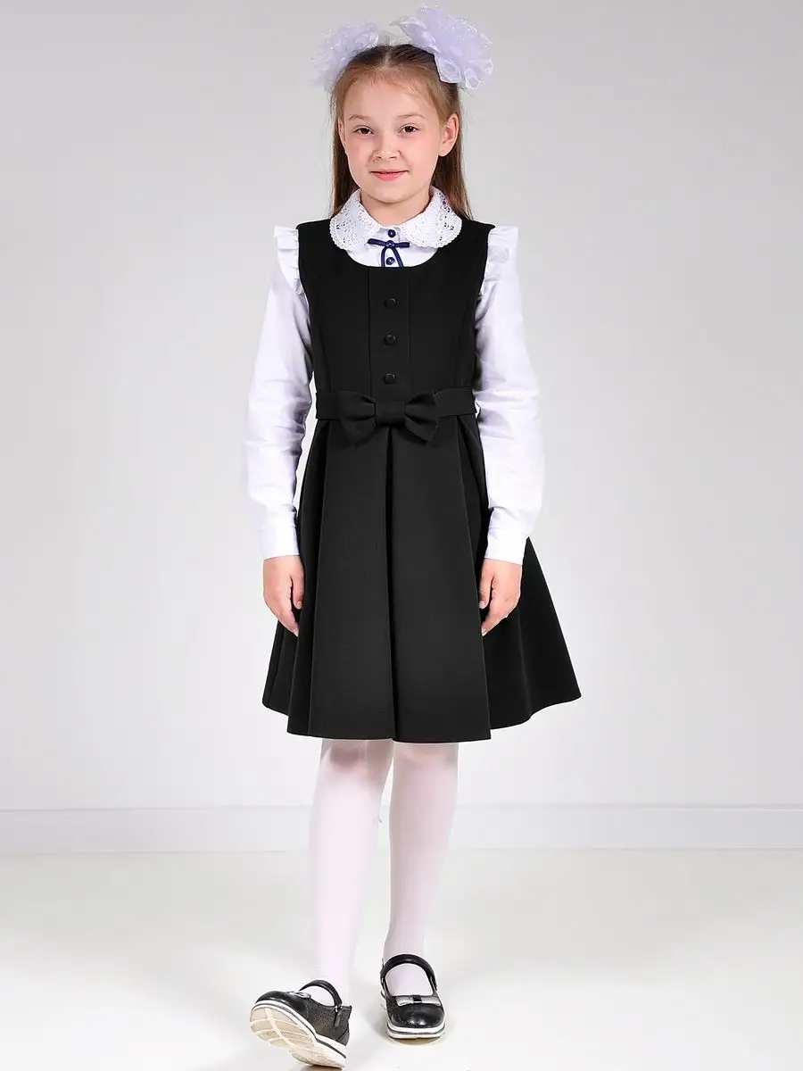 Сарафан школьный для девочки платье — изображение 6