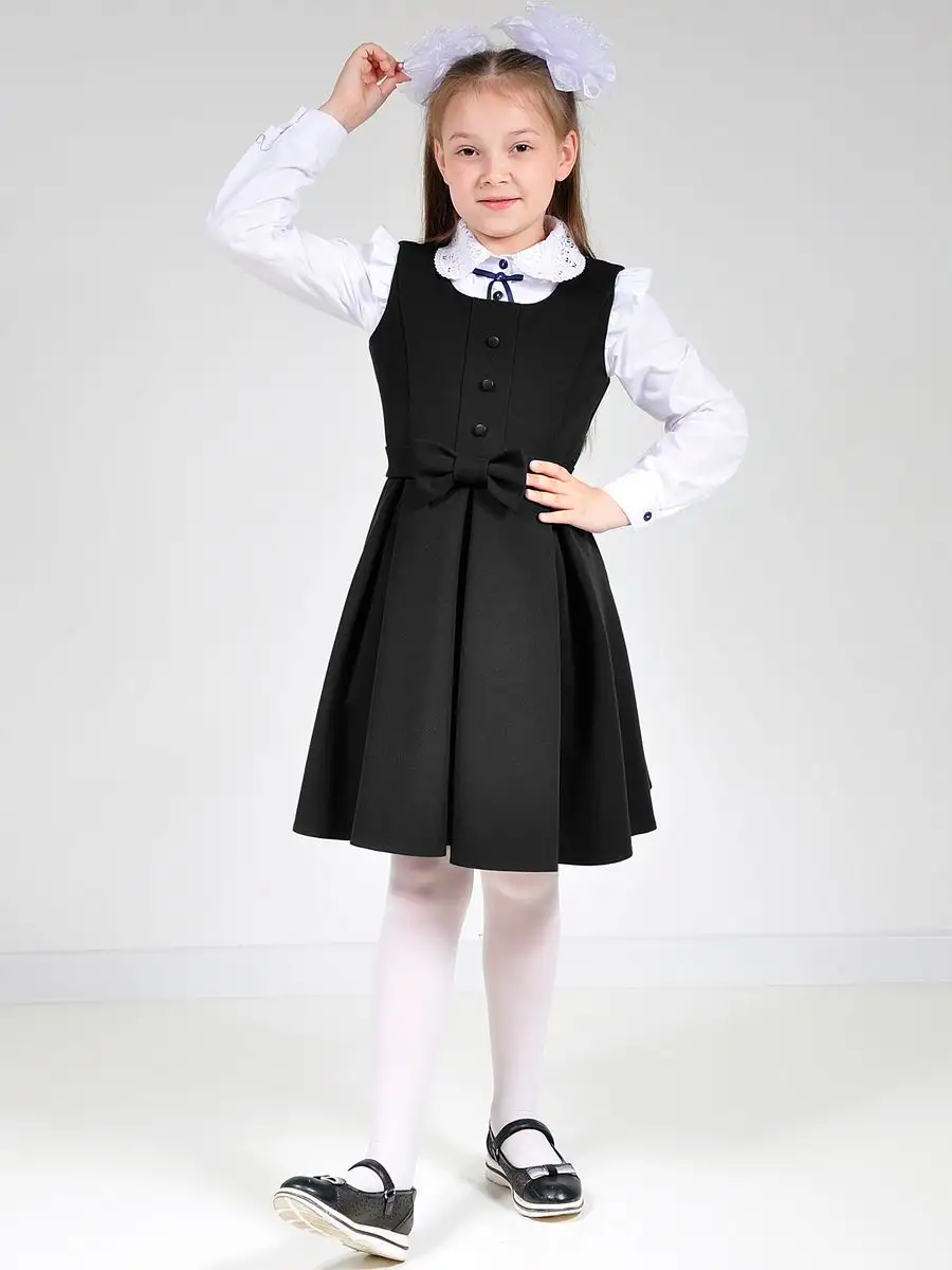 Сарафан школьный для девочки платье — изображение 9