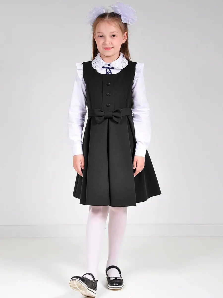 Сарафан школьный для девочки платье — изображение 6