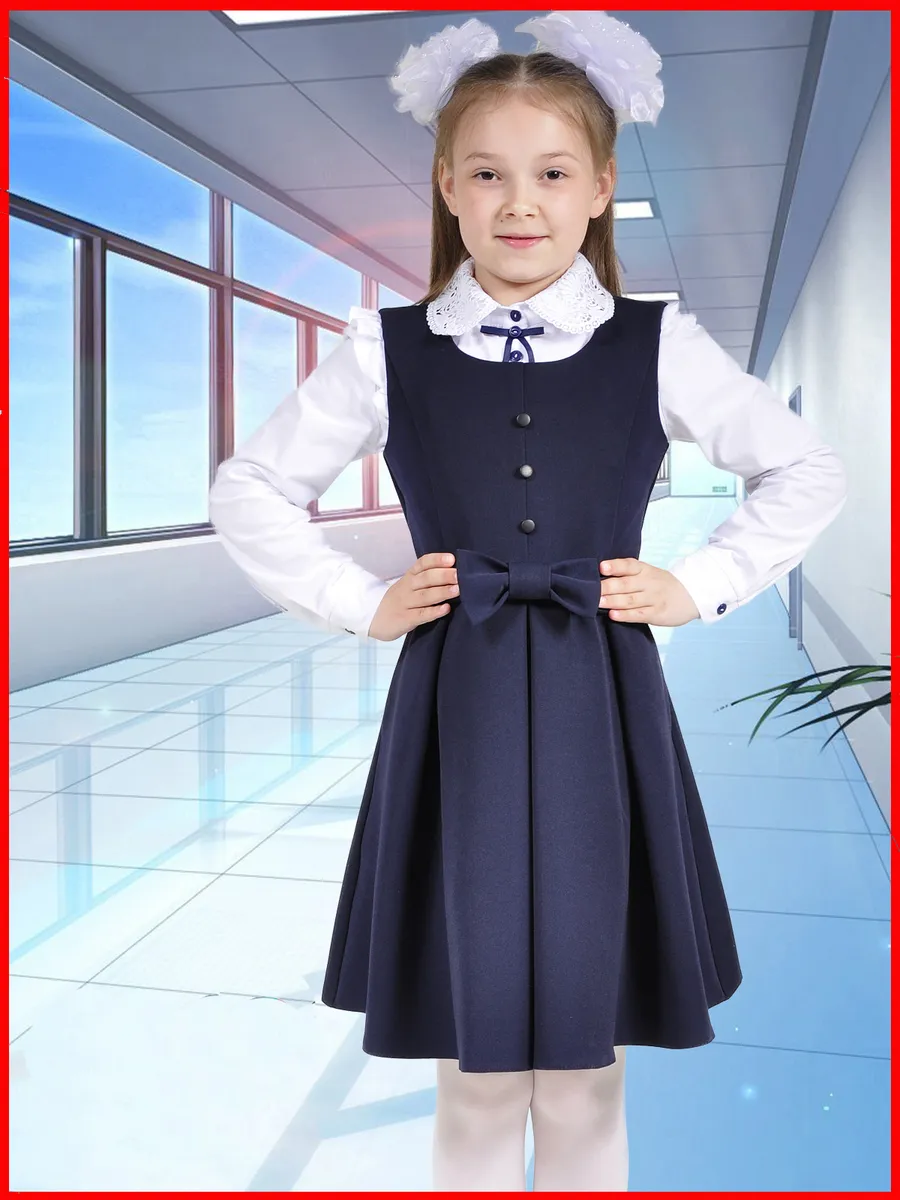 сарафан школьный для девочки — изображение 4
