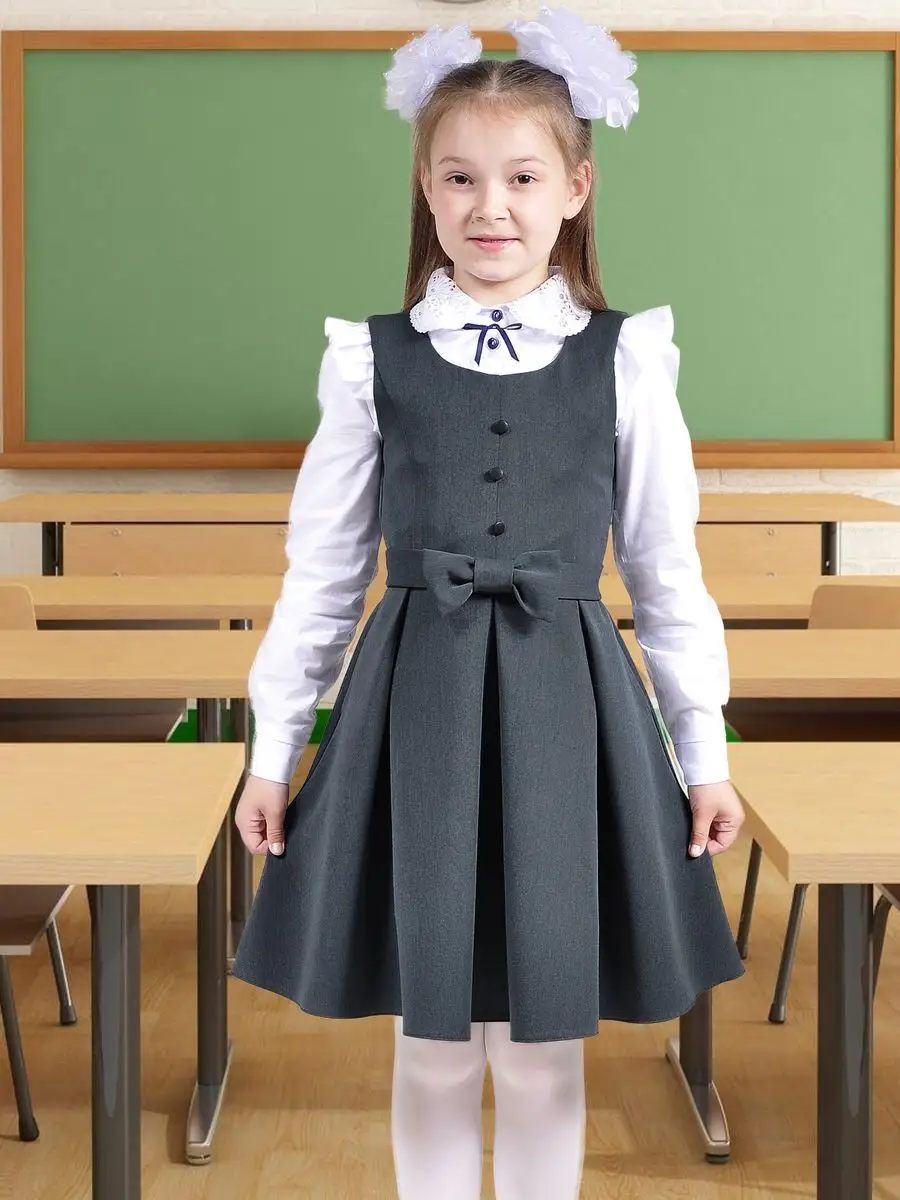 сарафан школьный для девочки — изображение 8