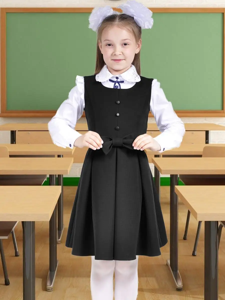 сарафан школьный для девочки — изображение 9