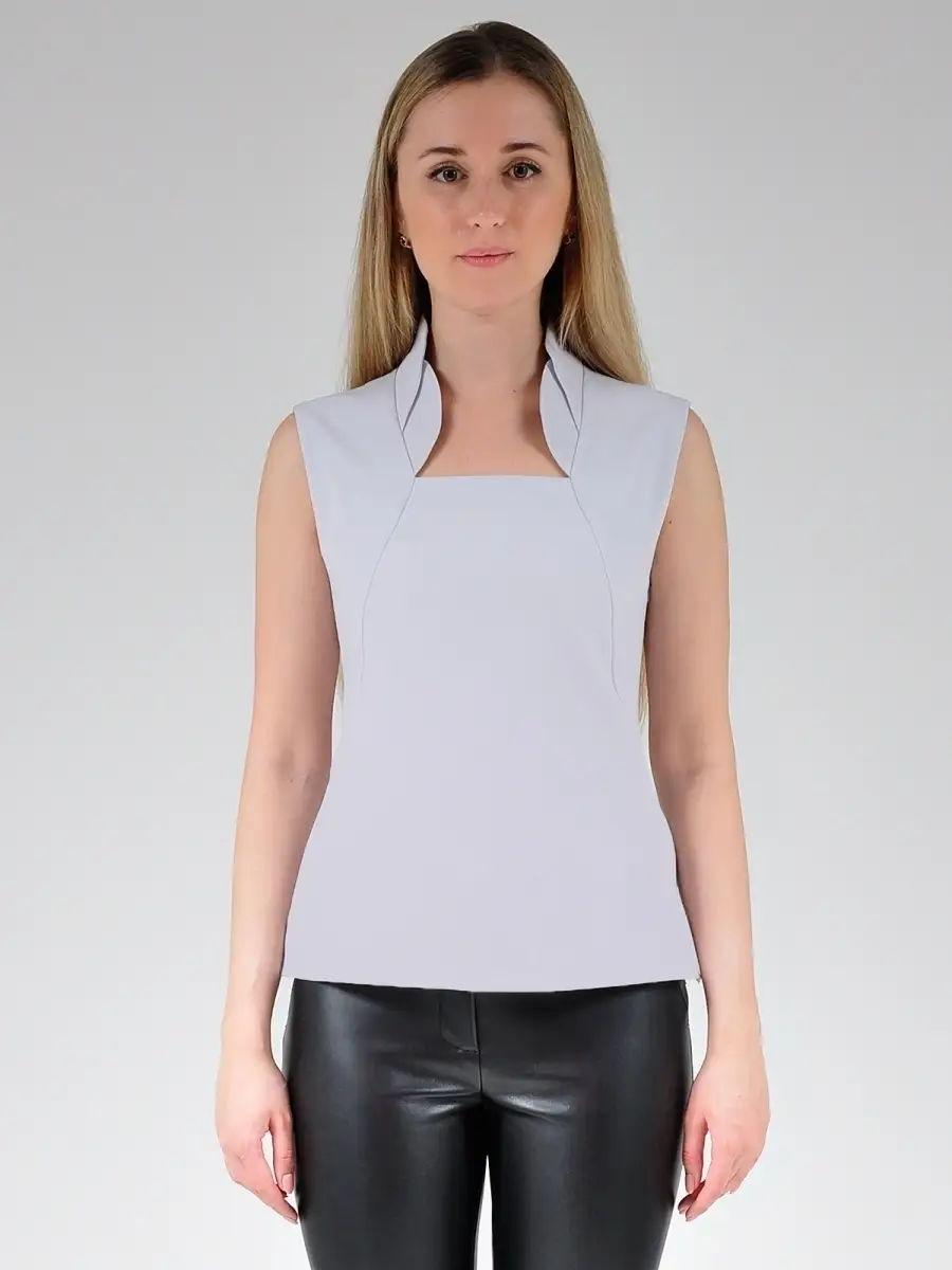 Блузка белая/офисная/нарядная