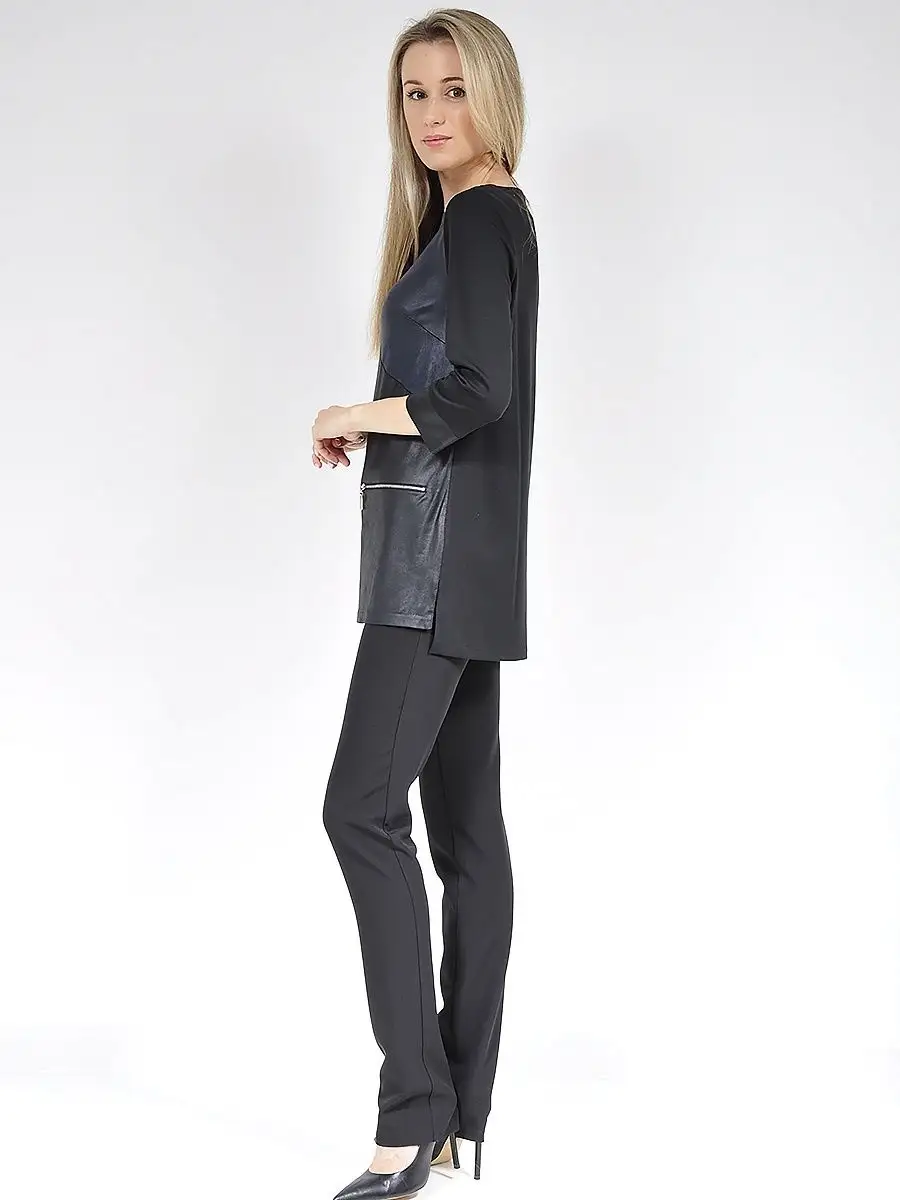 Туника модная большие размеры удлиненная — изображение 5