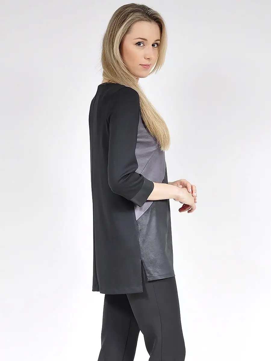 Туника модная большие размеры удлиненная — изображение 7