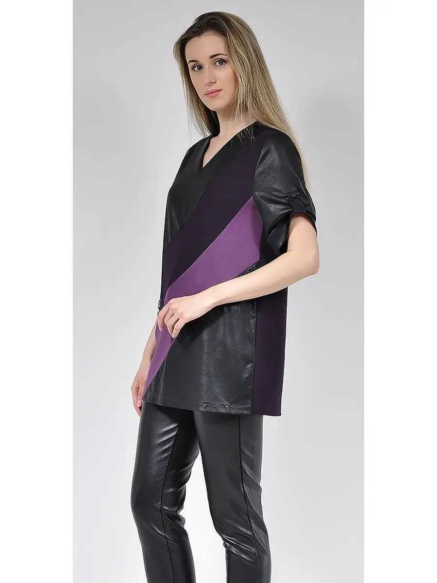 Туника модная нарядная стильная под кожу — изображение 3