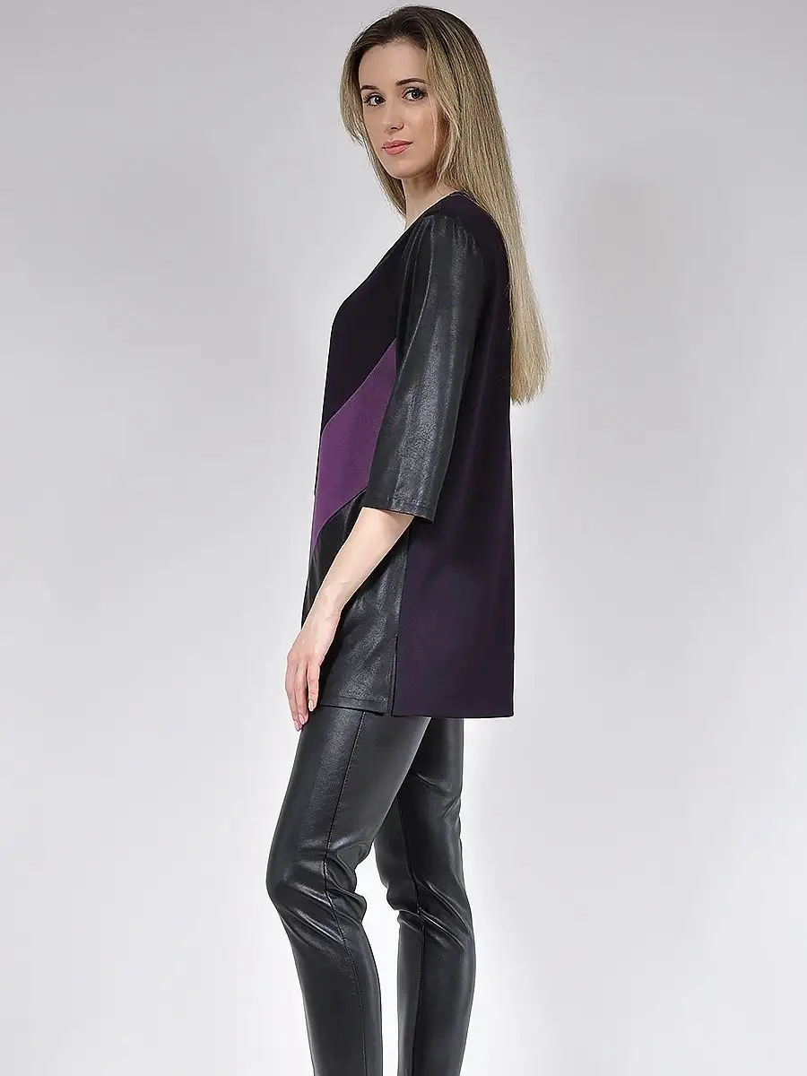 Туника модная нарядная стильная под кожу — изображение 7