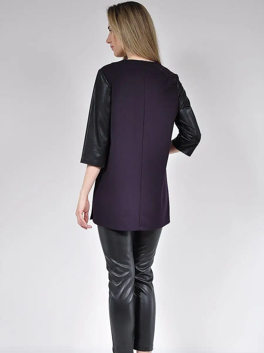 Туника модная нарядная стильная под кожу — изображение 8
