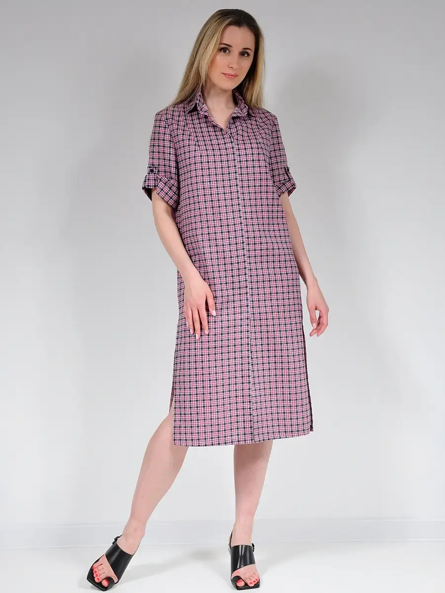 Платье хлопок офисное домашнее — изображение 3
