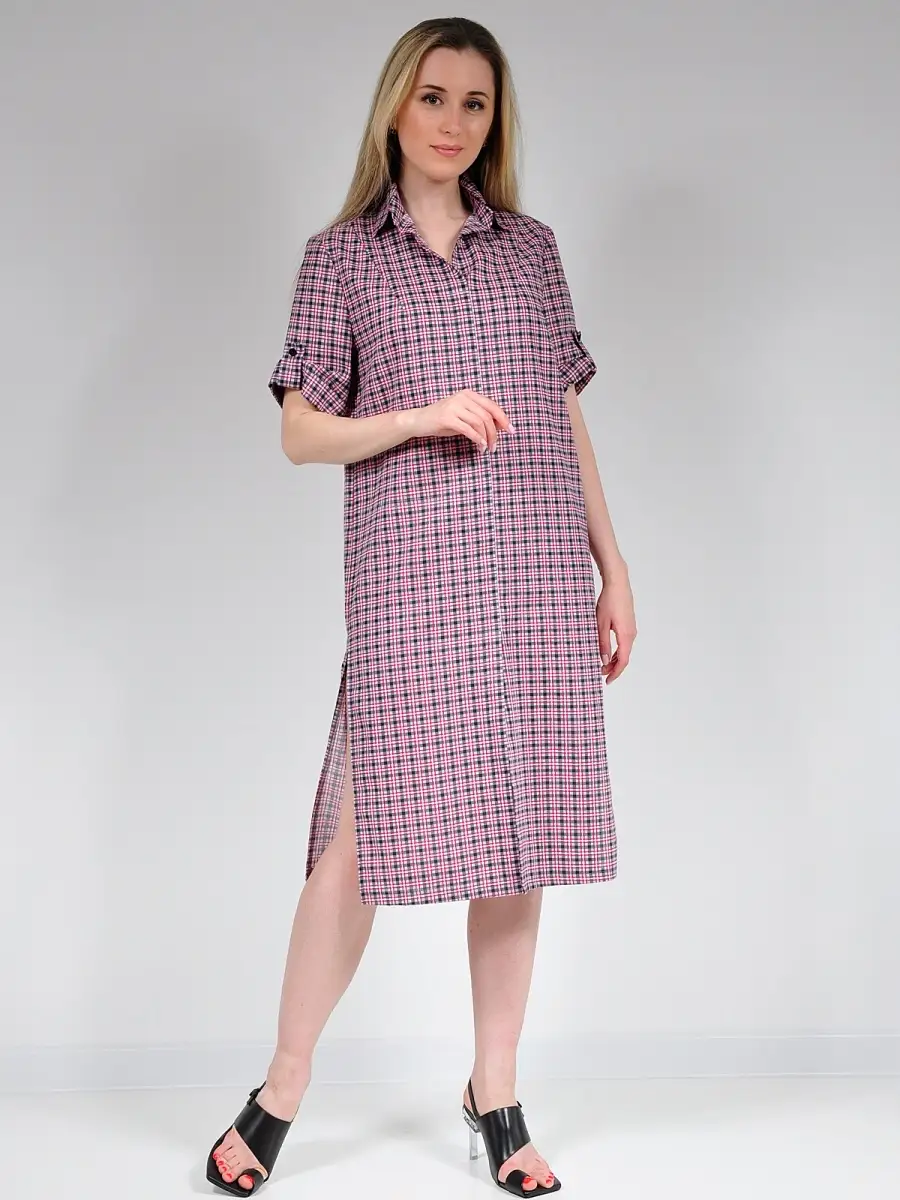 Платье хлопок офисное домашнее — изображение 5
