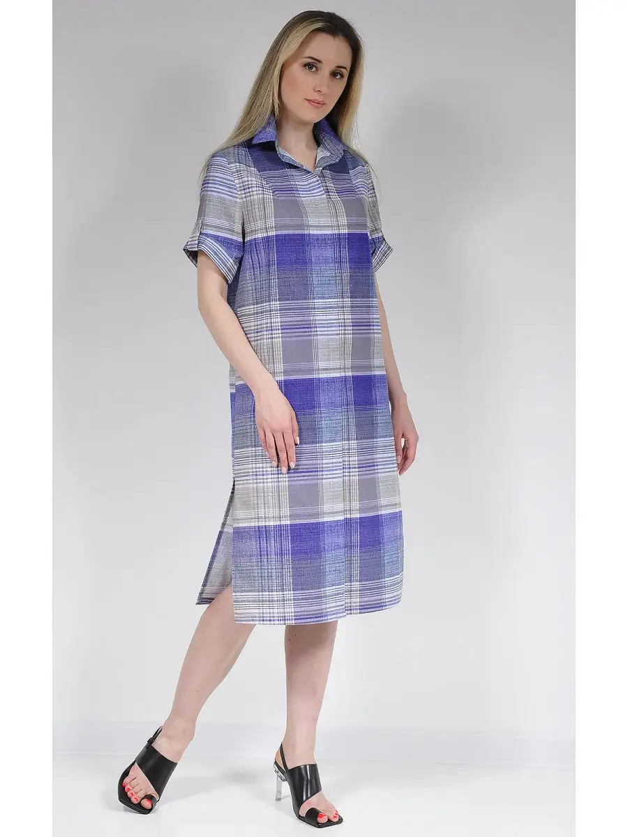 Платье хлопок офисное домашнее — изображение 2