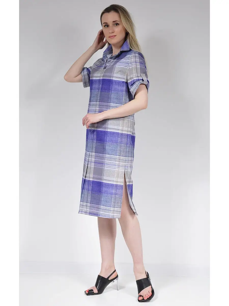 Платье хлопок офисное домашнее — изображение 3