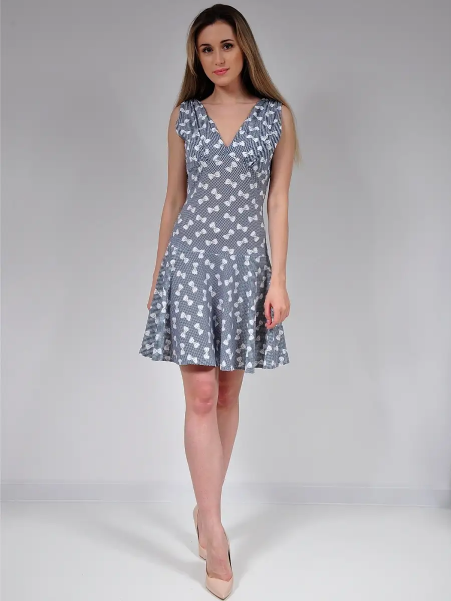 Платье сарафан хлопковый повседневный