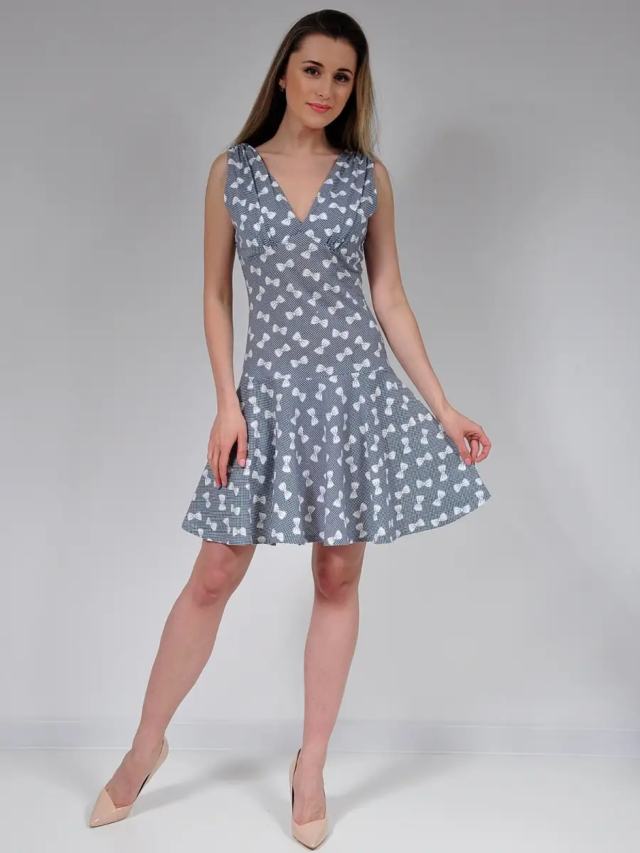 Платье сарафан хлопковый повседневный — изображение 3