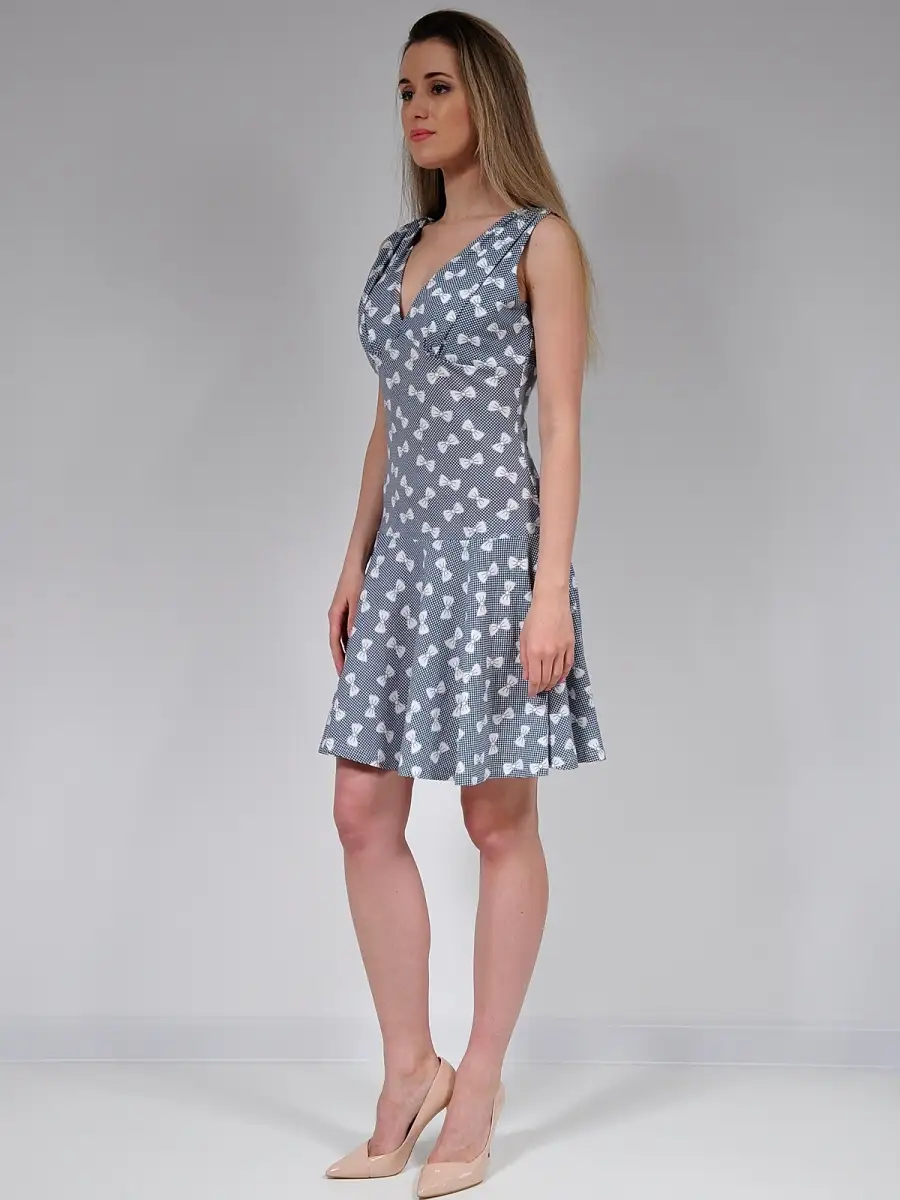 Платье сарафан хлопковый повседневный — изображение 7