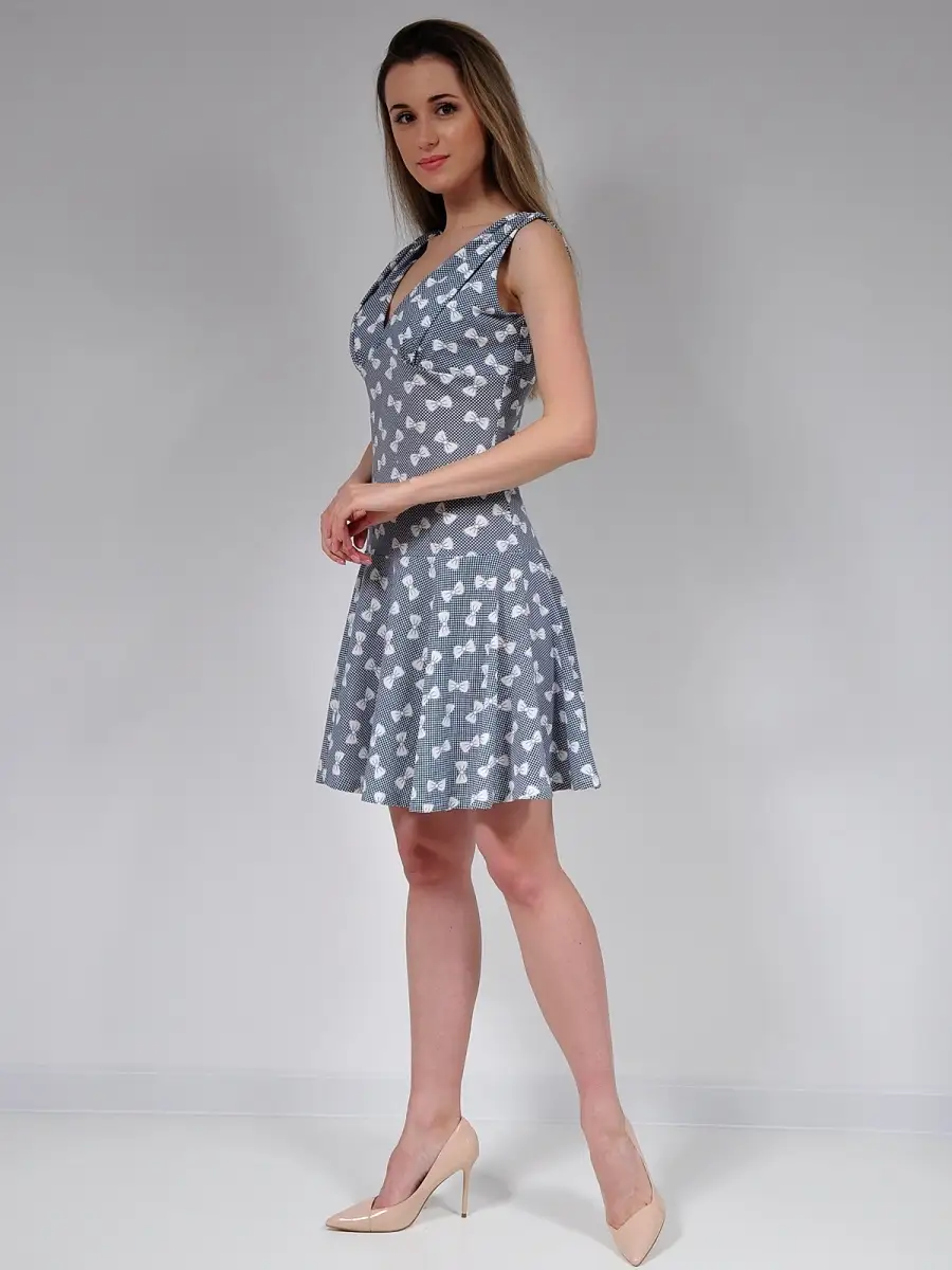 Платье сарафан хлопковый повседневный — изображение 8