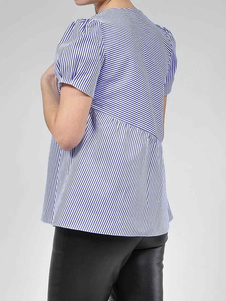 Блузка хлопковая офисная повседневная — изображение 3