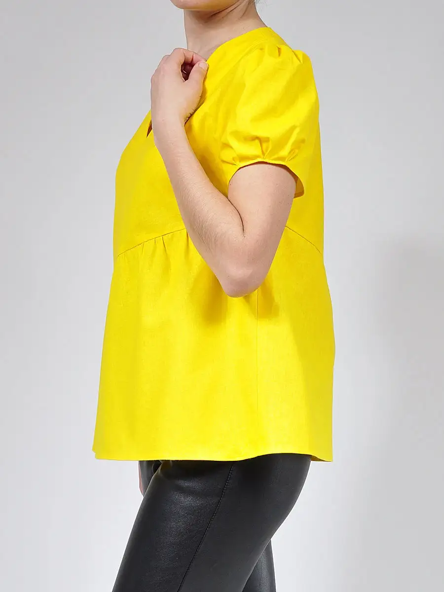 Блузка хлопковая офисная повседневная — изображение 4