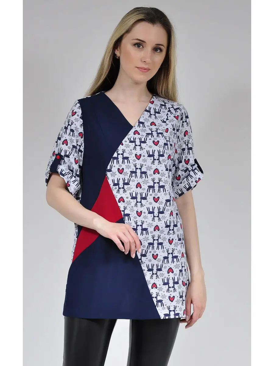 Туника нарядная модная удлиненная — изображение 2