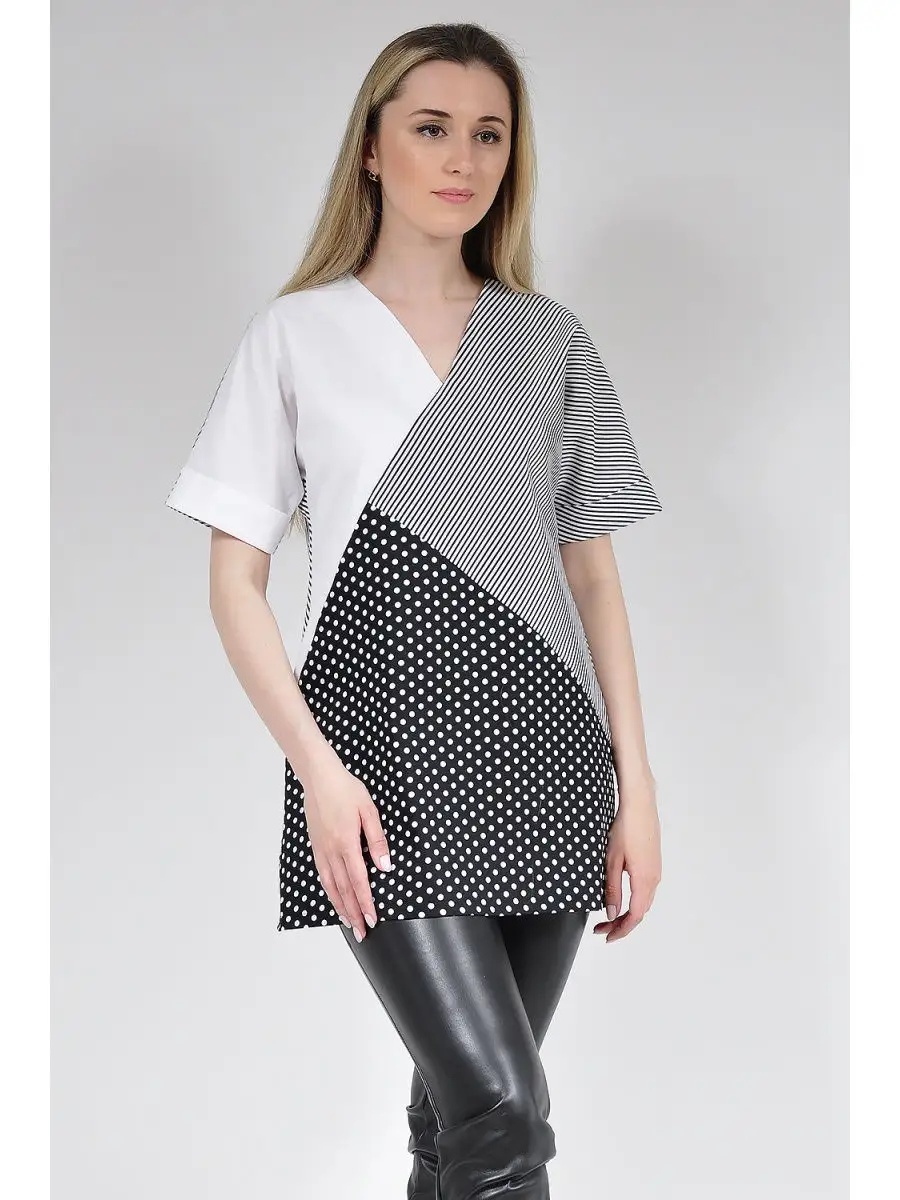 Туника женская офисная нарядная — изображение 3