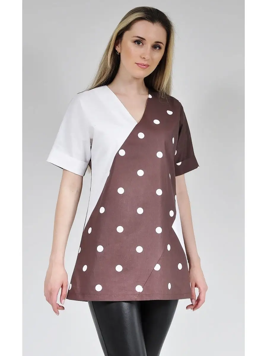 Туника модная офисная удлиненная — изображение 5