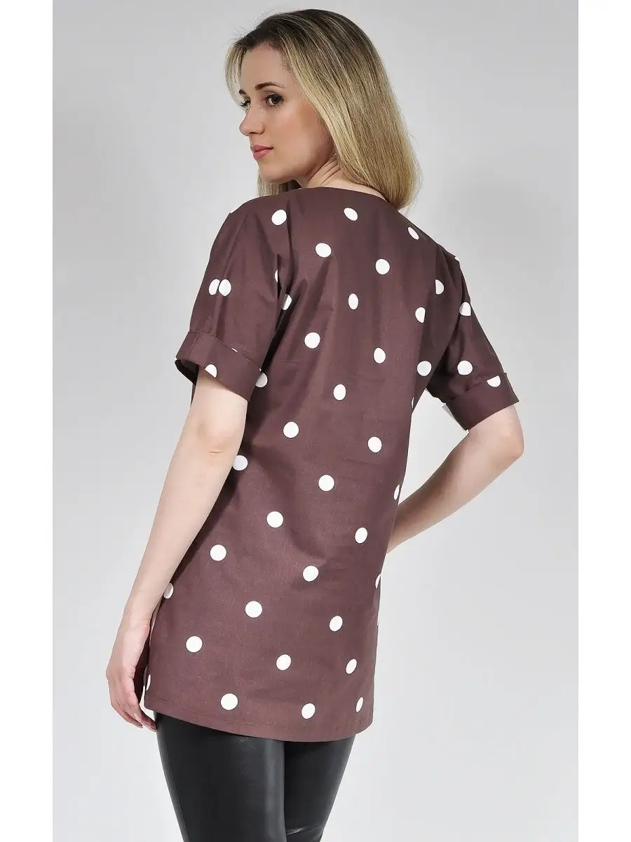 Туника модная офисная удлиненная — изображение 7